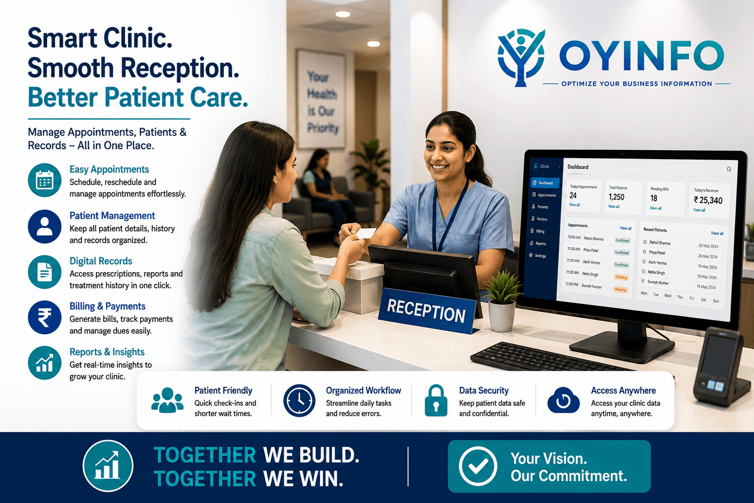 Digital Solutions for Healthcare: Managing Patients, Appointments and Billing